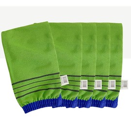 Neat back-sealed towel, double-sided rolled-up bath towel, 5P dirty towel 2ea
