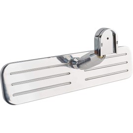 Cobra-Tek Chrome Billet Aluminum Rear View Mirror Ball Milled