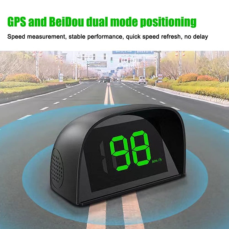 Shkalacar Car HUD Headup Display KM/H MPH GPS Digital Speedometer