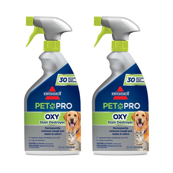 BISSELL Pet Pro Stain and Odor Eliminator with Enzyme Action, 2 pack, 77X7F
