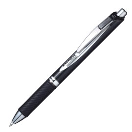 Pentel BLP77BP-A Bolígrafo Retractil, Energel Perm 0.7 mm, Tinta Negra, BP, 1 pieza