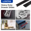 LONTAN 6 Pairs Full Extension Ball Bearing Drawer Slides 12