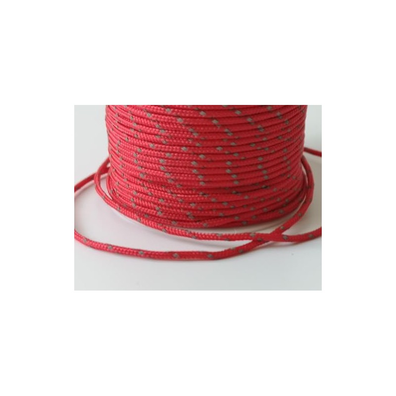 2mm Paracord Reflective Micro Cord Strong Bushcraft Lanyard Camping Hiking