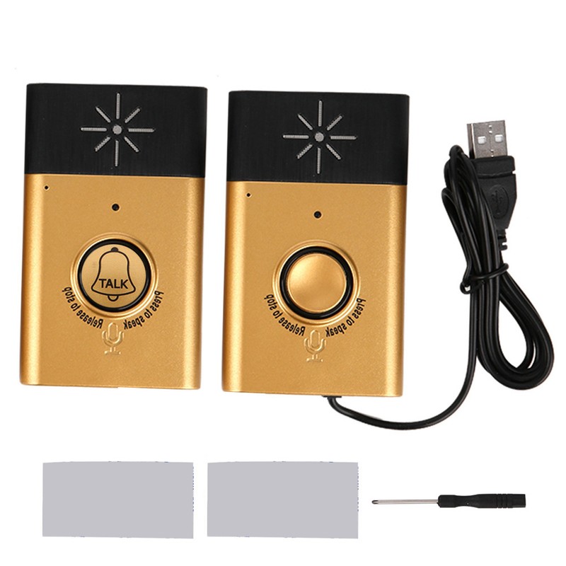 Wireless Intercom Doorbell Dual Voice Smart Bell 2‑Way Talk Home