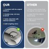 2Pcs Driver & Passenger Side Sun Visor with Light Fit