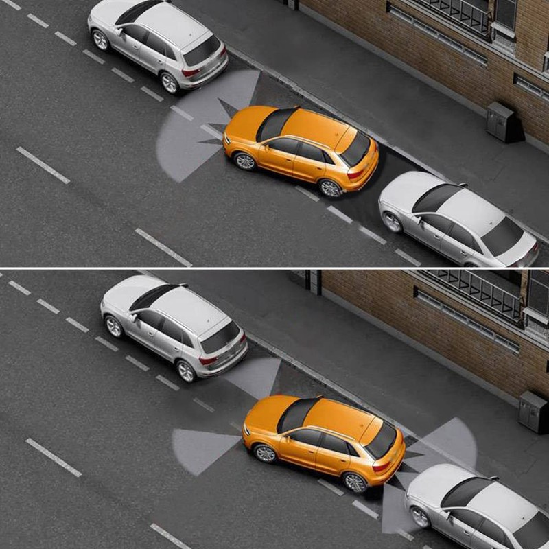 KACEPAR Car Reverse Backup Radar System Parking Sensor Kit, Alarm