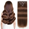 Sisily Clip in Hair Extensions Real Human Hair, 14 inch