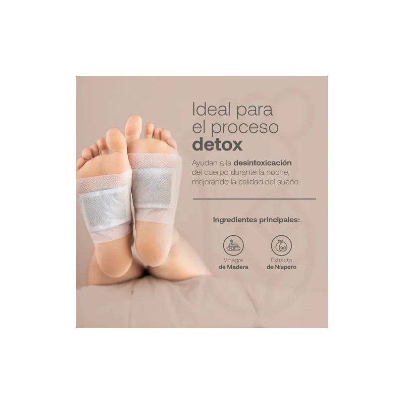 Parches Pies Dtx Limpieza Cuerpo Feet Life Color