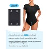 DKUUPEX Women's Bodysuits Extender Snap, Shapewear Bodysuit Crotch Extenders, Adjustable