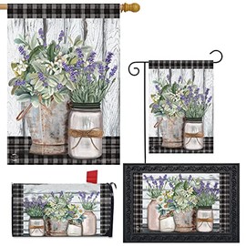 Briarwood Lane - Spring Decorations for Home - Garden Flags - House Flags - Mailbox Covers - Doormats- Home Decor - Spring Decor - Spring Home Decor Bundle Collections - Farmhouse Flowers