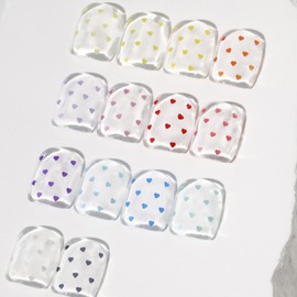 Pochit the Chokkomi Heart Nail Glitter 12 Piece Set Sequin Art Material / 포칫 더 쪼꼬미 하트 네일글리터 12종 세트 스팽글 아트재료