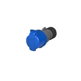ABB 216EC6 Industrial Plug & Socket Connector Waterproof, Blue, 16 Amp, 200-250V, 2P+Earth (ABB2CMA102003R1000)