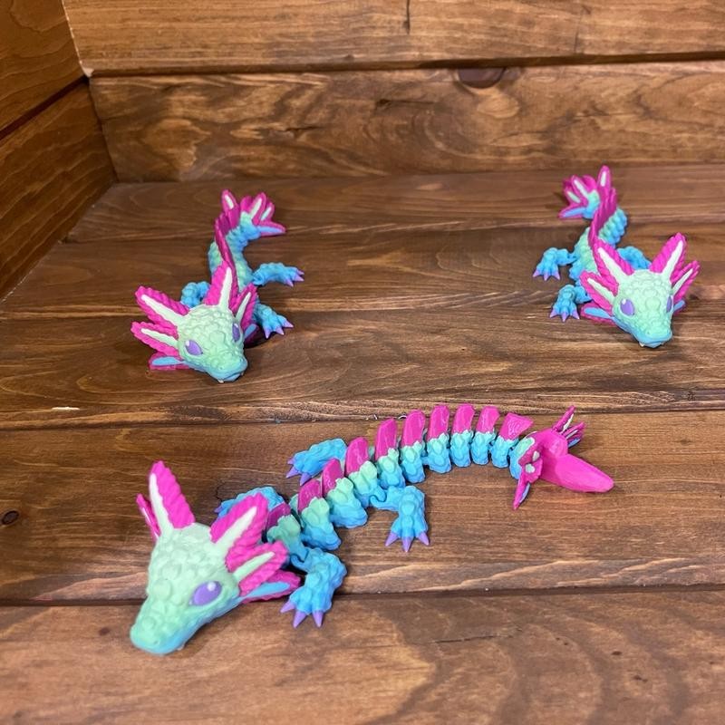 Axolotl Dragon - Color: Pink