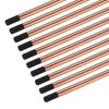 PATIKIL 10pcs 11mmx305mm(0.4"x12") Carbon Arc Air Gouging Rods Copper Graphite