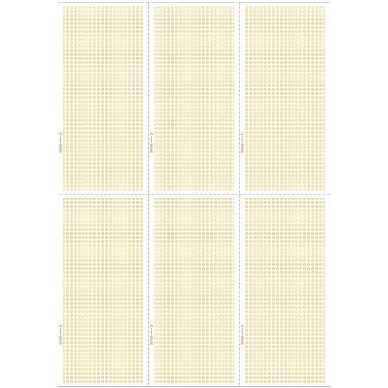 ヒサゴ 帳票 マルチプリンタ A4 地紋 6面 100枚 BP2059