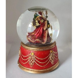 Roman Santa Claus Snowglobe (NEW/Sealed) Roman Musical Glitterdome: