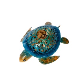 Picnic Plus Sea Turtle Cork Caddy Holds Over 65 Wine Corks, Cork Corral, Cork Holder for Kitchen, Bar, Colorful Hand Painted