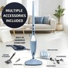 OVENTE 10-in-1 Steam Mop with Detachable Handheld Steamer, Foldable Handle