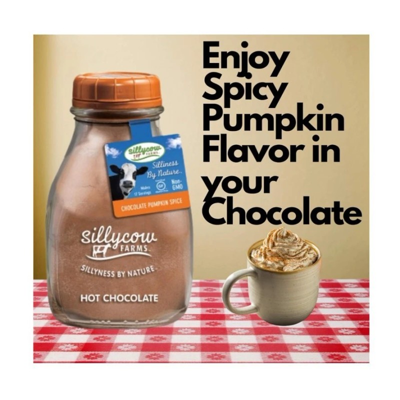 Sillycow Farms Chocolate Pumpkin Spice Hot Chocolate Mix , 16.9