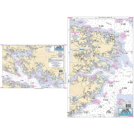 Captain Segull's Inshore Pungo River/Bay River to Oriental, NC Fishing Nautical Chart # BPR386
