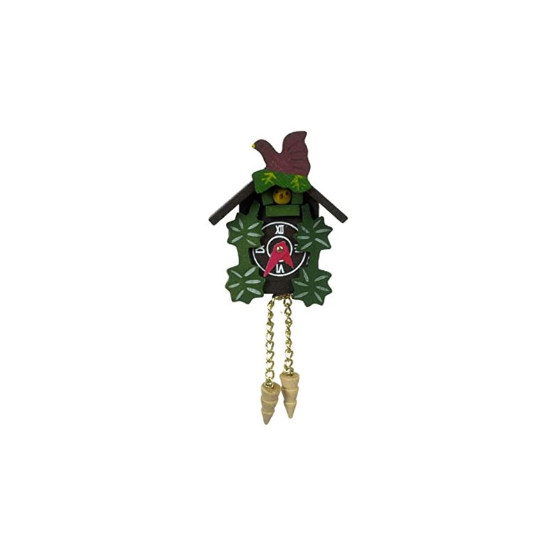 International Miniatures by Classics Dollhouse Miniature Wood Cuckoo Clock