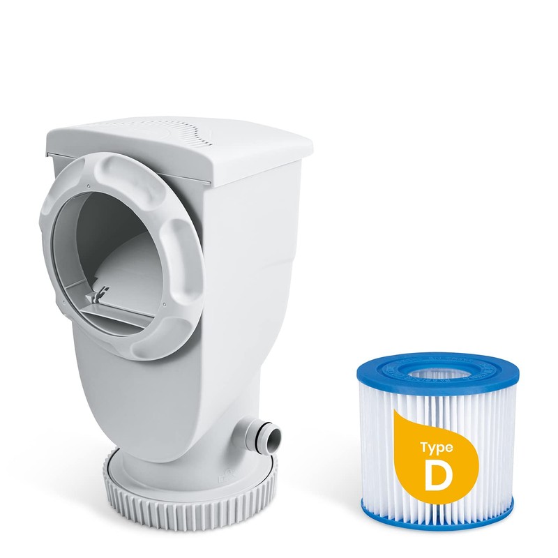 Funsicle P53FX0600 SkimmerPlus Filter Pump, White