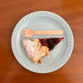 Juego de 50 Cucharatenedores Desechables de Madera - Ecofriendly - 50 Piezas - Medida: 14 cm - Perfectos para Pasteles en la Oficina o Fiestas de Cumpleaños.