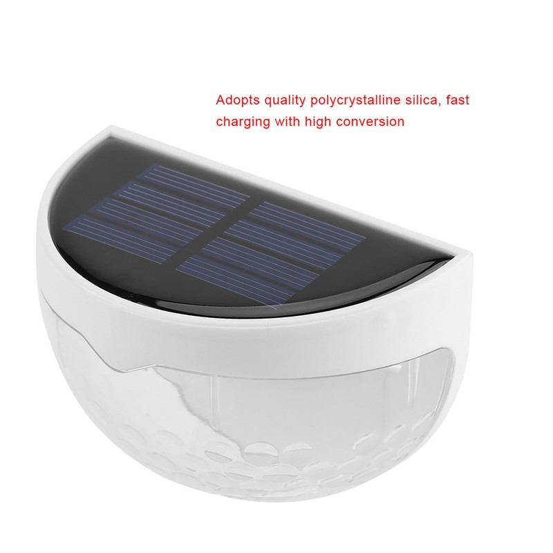 4Pcs Solar Powered LED Lights Outdoor Courtyard Waterproof Wall Mounted