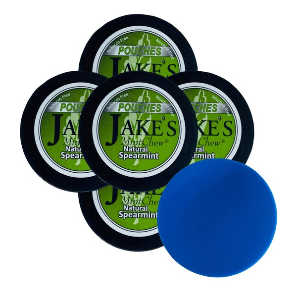 Jake's Mint Chew Spearmint Pouch 5 Cans with DC Crafts