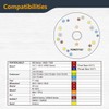 POWERTEC Router Base Plate Clear Acrylic 6-1/2" & 5/16" Thick