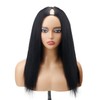 Pobokix Yaki Straight V Part Wigs Human Hair with Drawstring