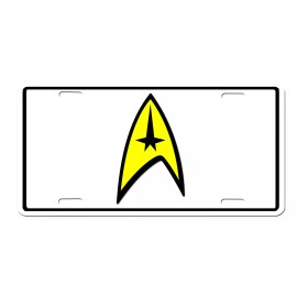 Star Trek Federation Logo High Gloss License Plate
