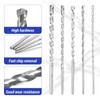 5 PCS Extra Long Wood Drill Bits Set, 150mm High-Speed
