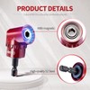 ColumPRO 2PCS 1/4 Inch 105 Degree Right Angle Driver dapter