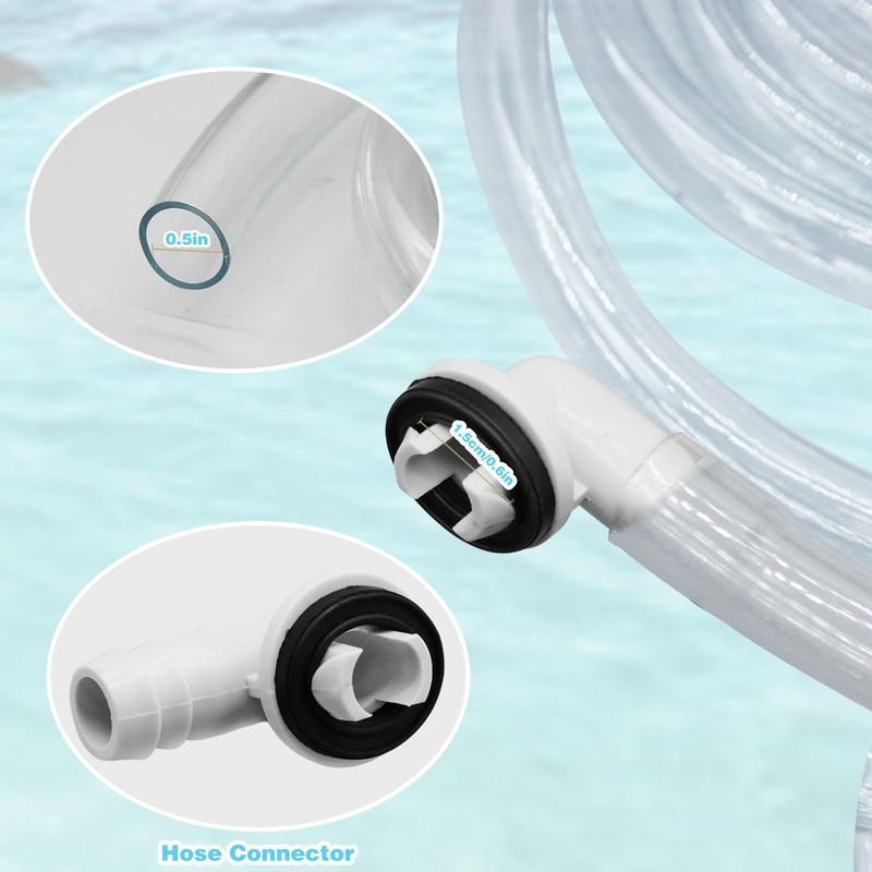 3Ft Portable Air Conditioner Drain Hose, 3/5 Inch Leakproof AC