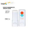Snipe, Snipe, Sunscreen, UV Protection, UV Protection, COCO SUNSHINE 30