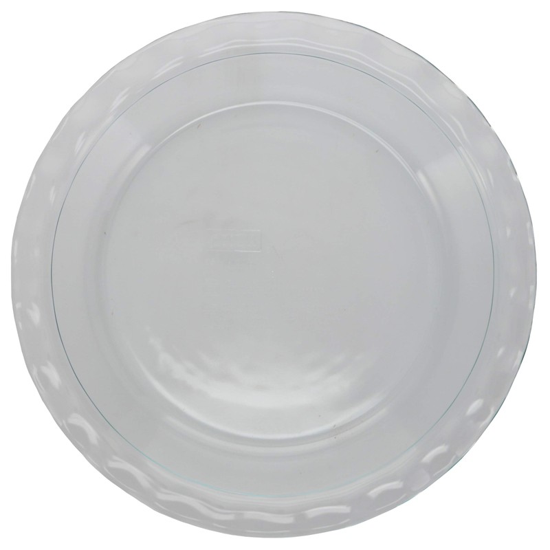Pyrex Fluted Rim Glass Pie Plate Made in the USA