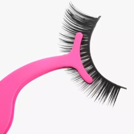 Sangse Seolmyung Chamjo 족집게 스텐 속눈썹 붙이기 눈썹집게 Tweezers for Applying Eyelashes, Stainless Steel Eyebrow Tweezers