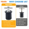 Mgoodoo 4Pcs 1 Inch Boat Plug Snap Handle Drain Plug