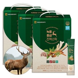 gL Deer Antler, Red Ginseng, Artemisia annua, Angelica gigas, Kudzu, and Chrysanthemum zawadskii Extract 300 Sticks / gL 녹용 홍삼 사철쑥 참당귀 칡 구절초 진액 300스틱