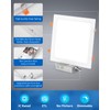 Vtuik 2 Pack 11 inch 24W Dimmable Square LED Can
