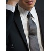 Tavarat Tps-003R Men's Tie Clip, Made in Japan, Genuine Leather,