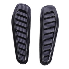 GANAZONO 2Pcs Pattern Air Vent Cover Stickers for Car Hood Durable Auto Easy Installation No Drilling Required Enhance Vehicle Appearance