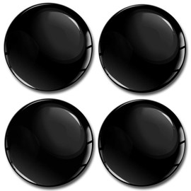 Skino Eu Sticker Car Sticker for Hub Caps Hub Caps Hub Cap Wheel Hub Cover Wheel Sticker 65 mm Black Gloss A 765