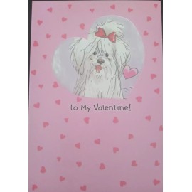 SUZY'S ZOO "TO MY VALENTINE" GREETING CARD