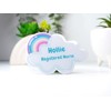 Badgemaster Hello My Name is Cloud Shaped Badge Premium Domed