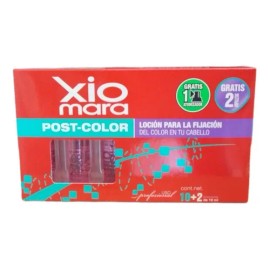 Xiomara Ampolletas Post- Color Para Fijación Del Color 12ampollas