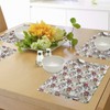 Ambesonne Shabby Flora Place Mats Set of 4, Summer Spring