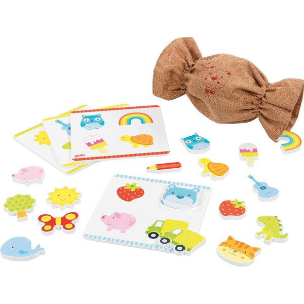 goki 59972 Feeling Lotto Made of Wood and Textile, 16