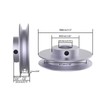 CHANCS Outer Diameter 80mm Single Groove Pulley 14mm Fixed Bore